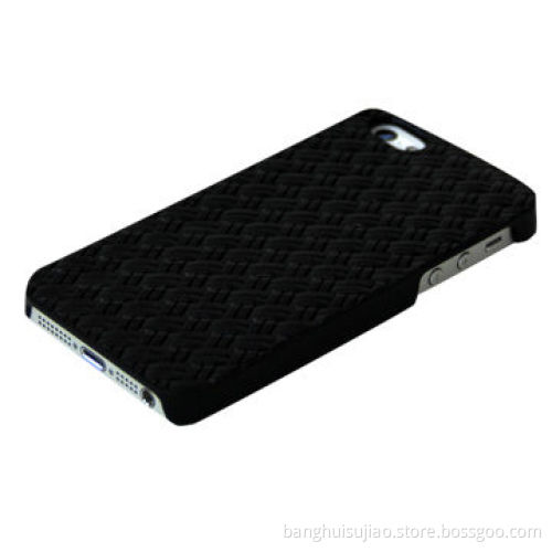 Fashion leather Cases for iPhone 5, Internal and External Voltage PU (Knit Lines)